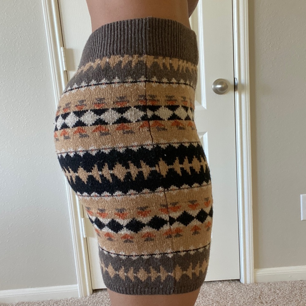 Knit mini skirt XS